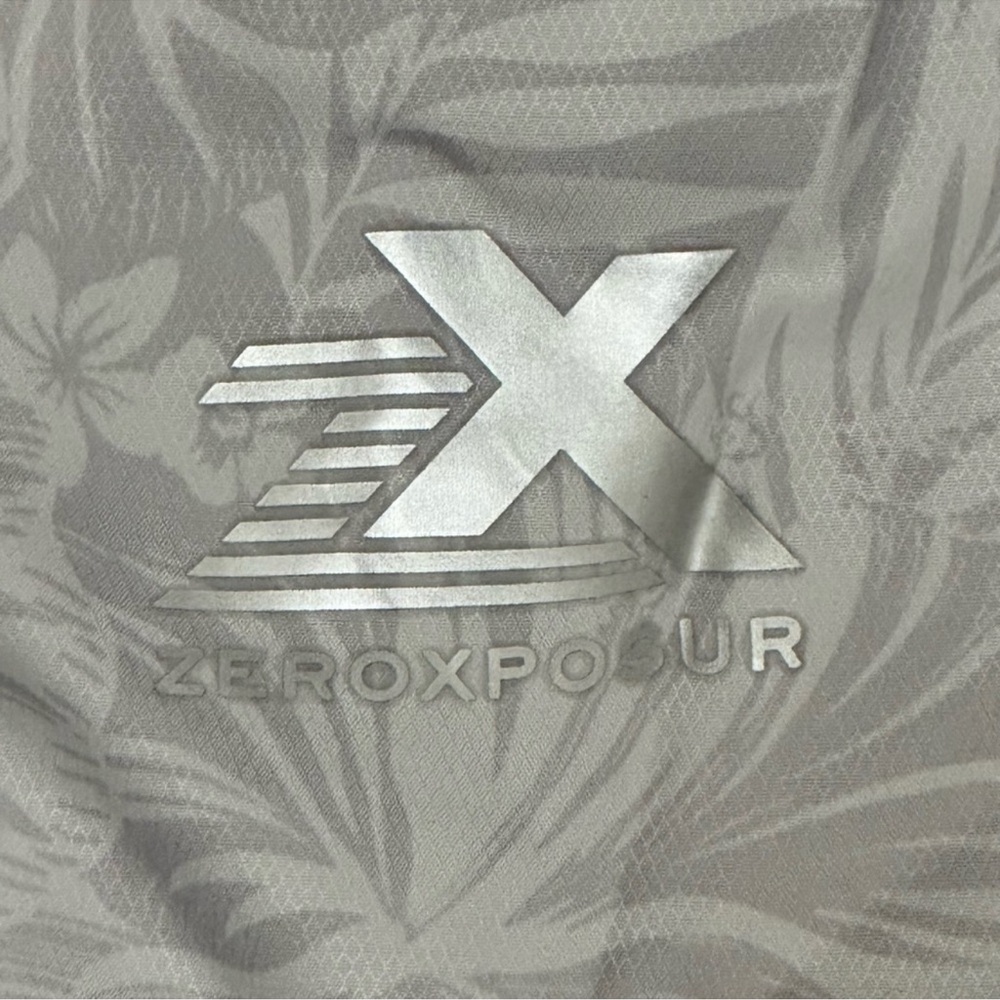 Zeroxposur Gray Palms Reversible Jacket~Size L - Picture 6 of 11